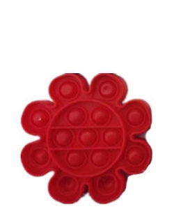 Assorted Color Flower Stress Reliever Toy MSD-03PP RED